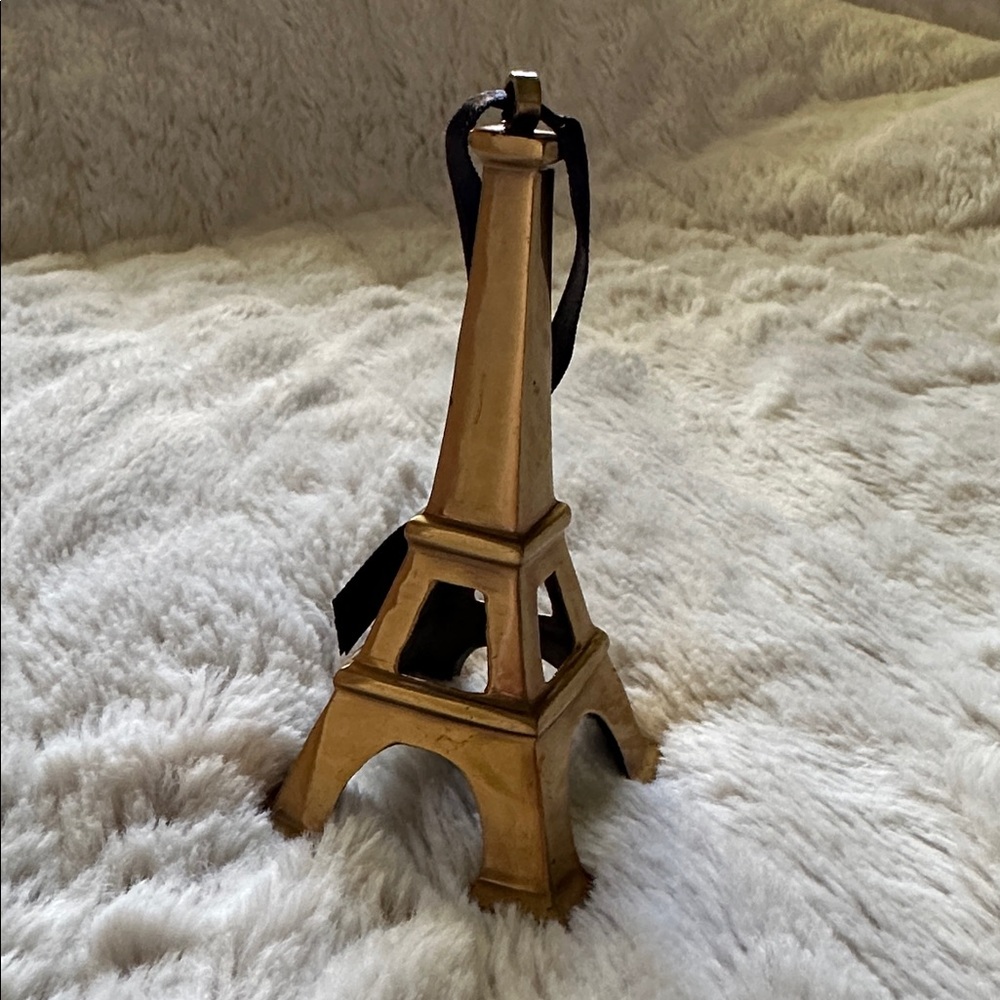 Gold Eiffel Tower Ornament